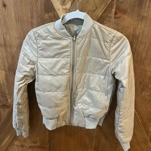 EUC Lululemon tan reversible bomber size 0